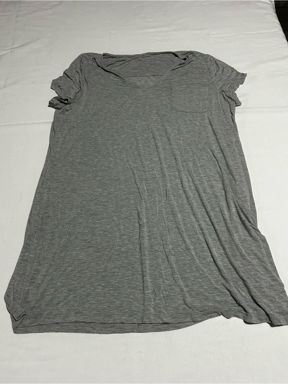 Soma Women's Gray Pocket Tee Nightdress